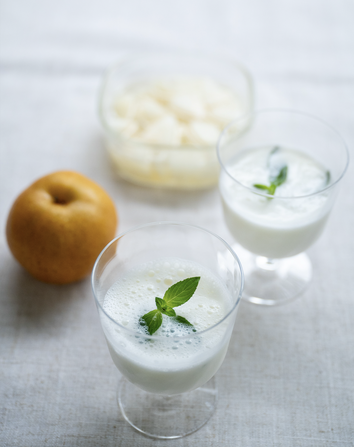 梨のスムージー