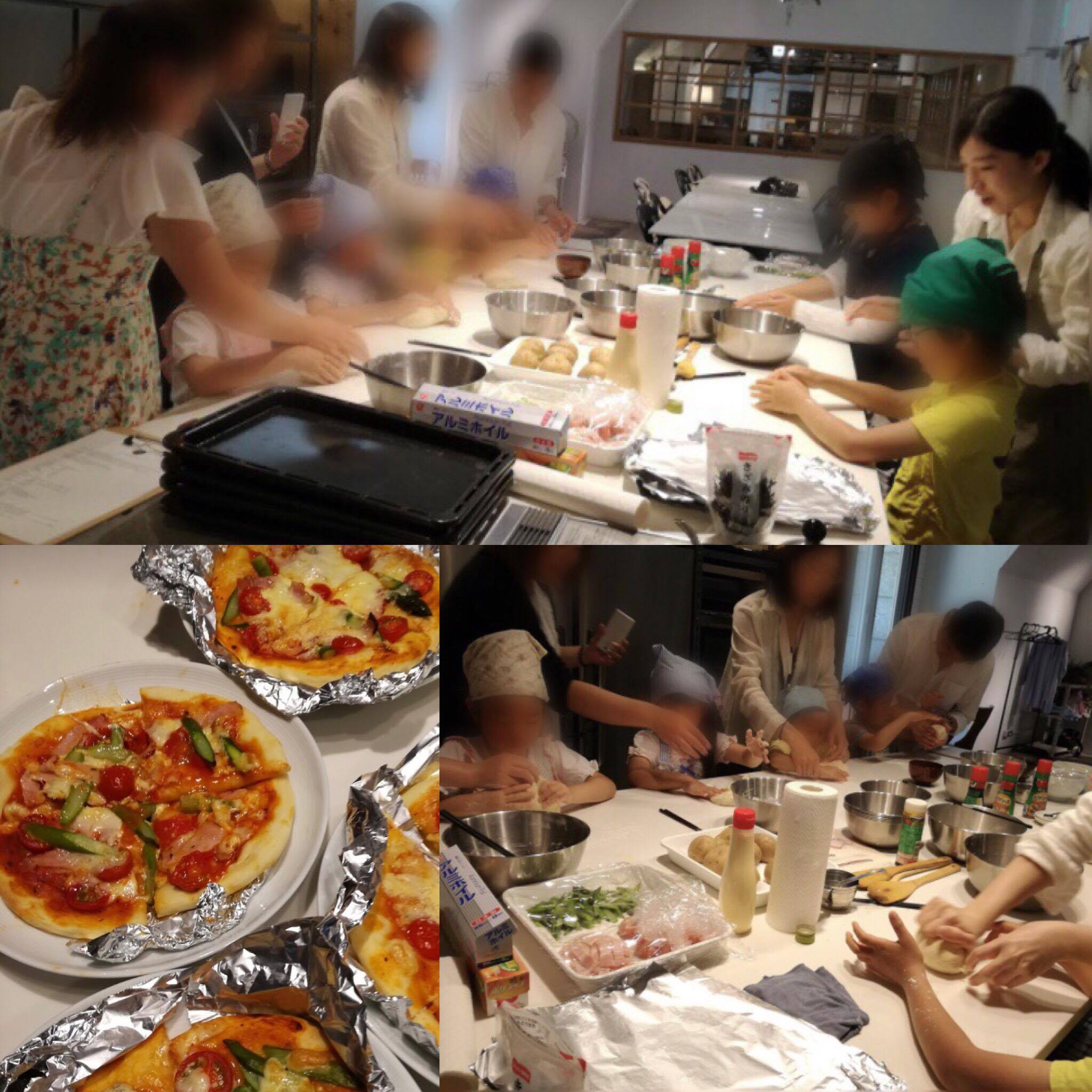 (食育研究会)-開催報告-手作り生地のピザを作ろう