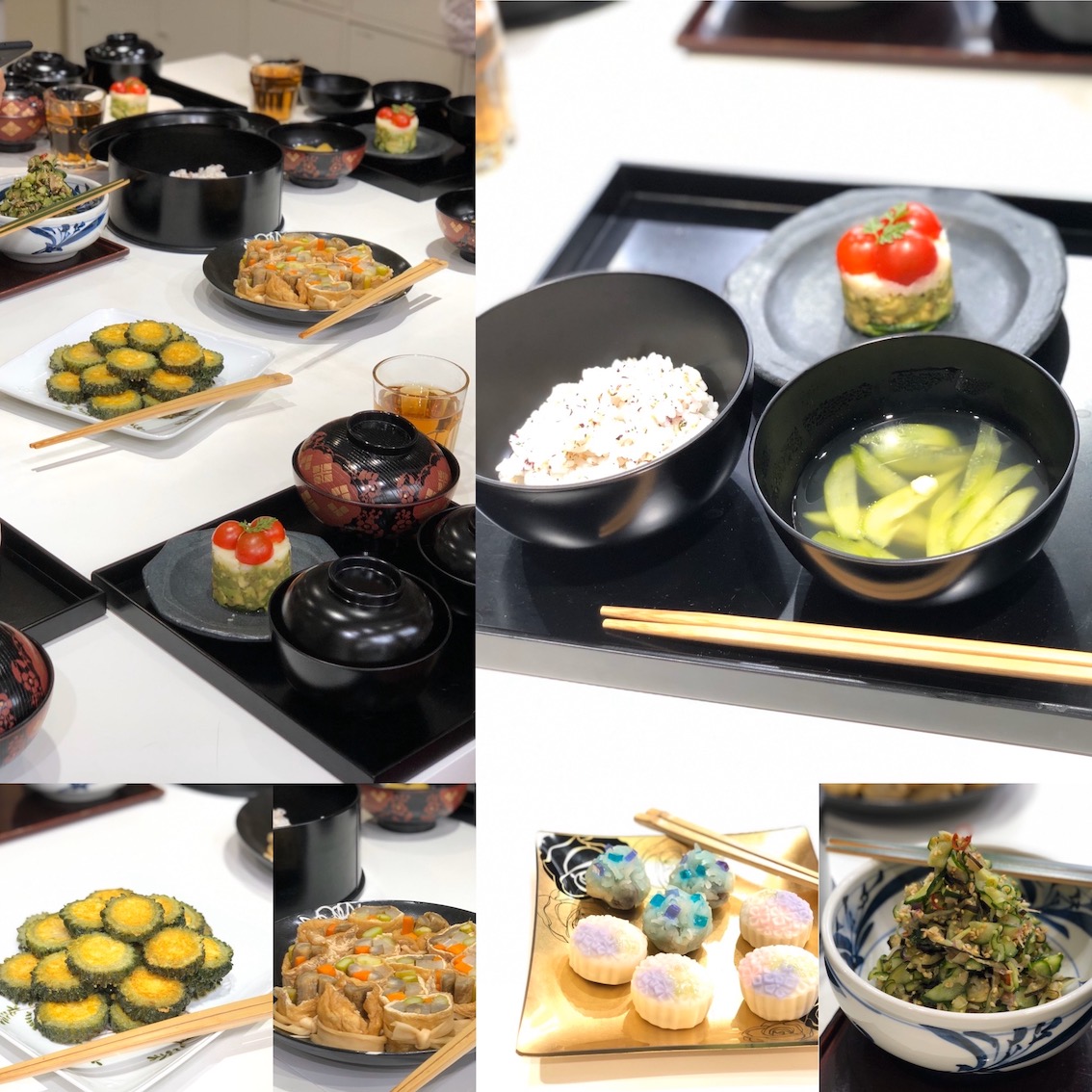 (和ごはん・食育研究会)-活動報告-2019年6月「茶懐石精進料理教室」を開催しました